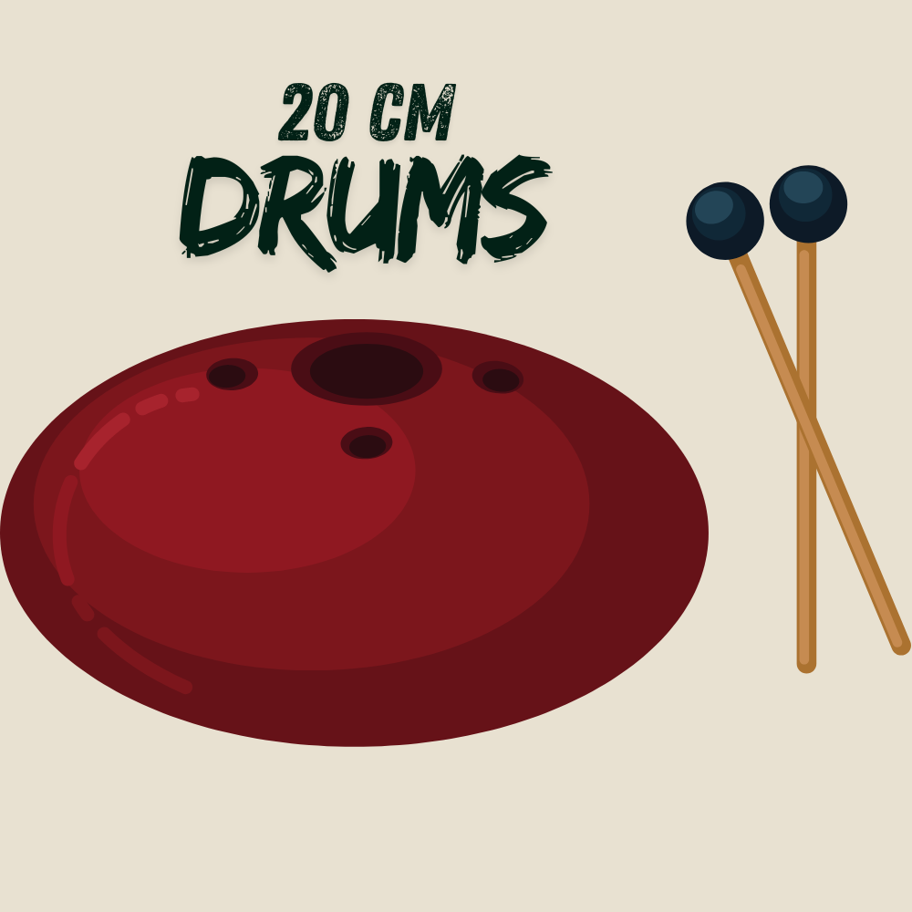 20 cm Tong Drums