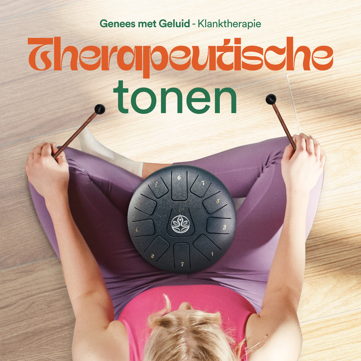 Tongue drum - Nachtelijk Blauw - 20 cm
