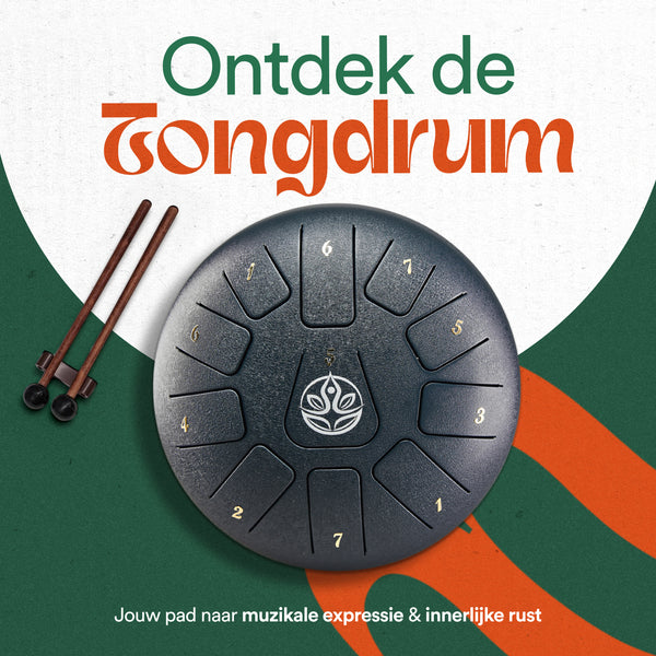 Tongue drum - Nachtelijk Blauw - 20 cm